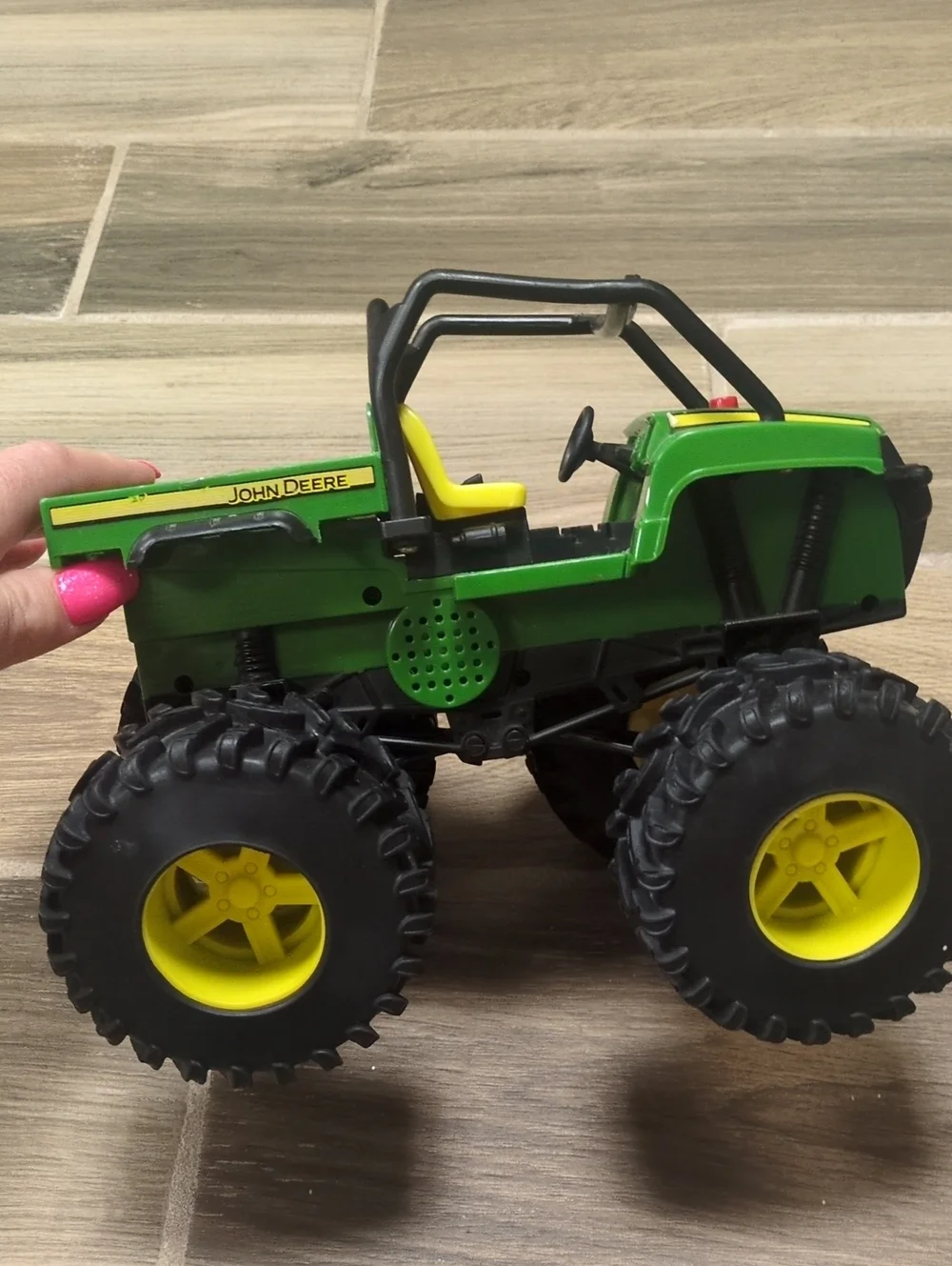 John Deere Green and Yellow Off-Road Monster Truck Toy